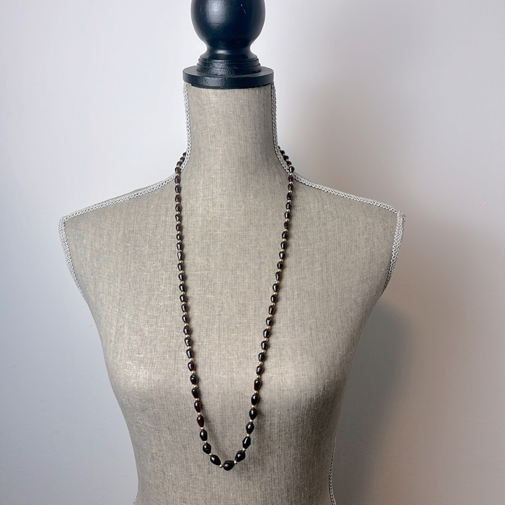 Garnet necklace